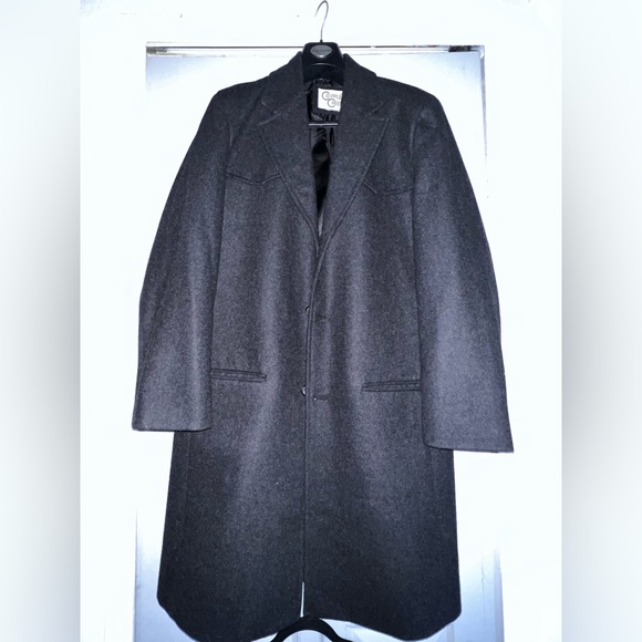 Cripple Creek western style wool trench coat in mens medium - Picture 1 of 4